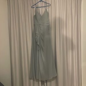 Azazie Dolphin Grey Bridesmaid dress